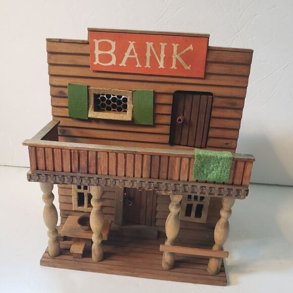 Decorative  Wood Bank - Picture 2 of 8